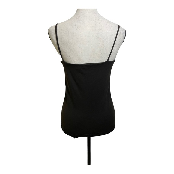 Laundry by shelli Segal lace v-neck brown camisole tank. Size medium/Large - Picture 3 of 7